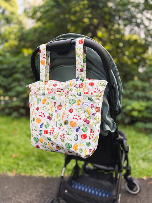 vegetable pattern washable stroller organiser