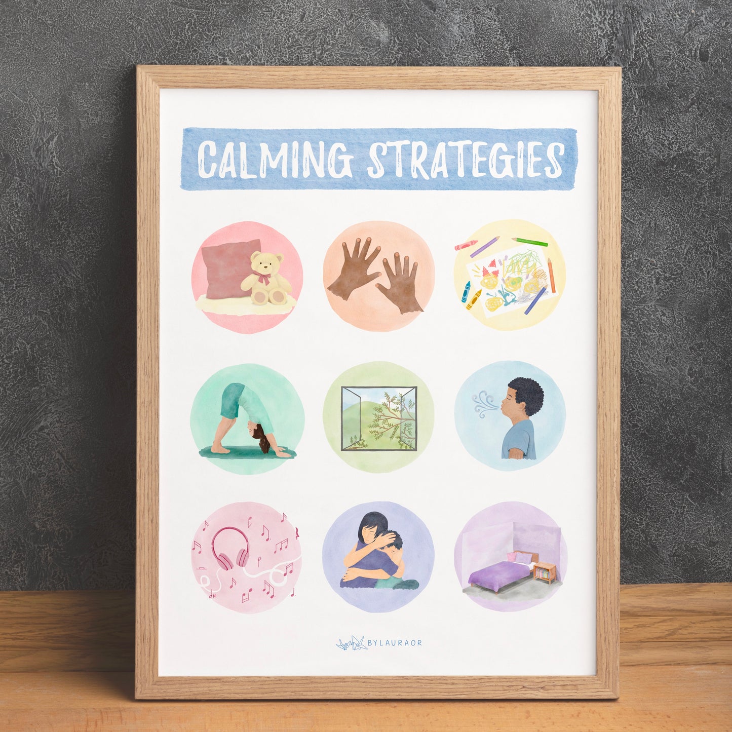 Calming Strategies Poster