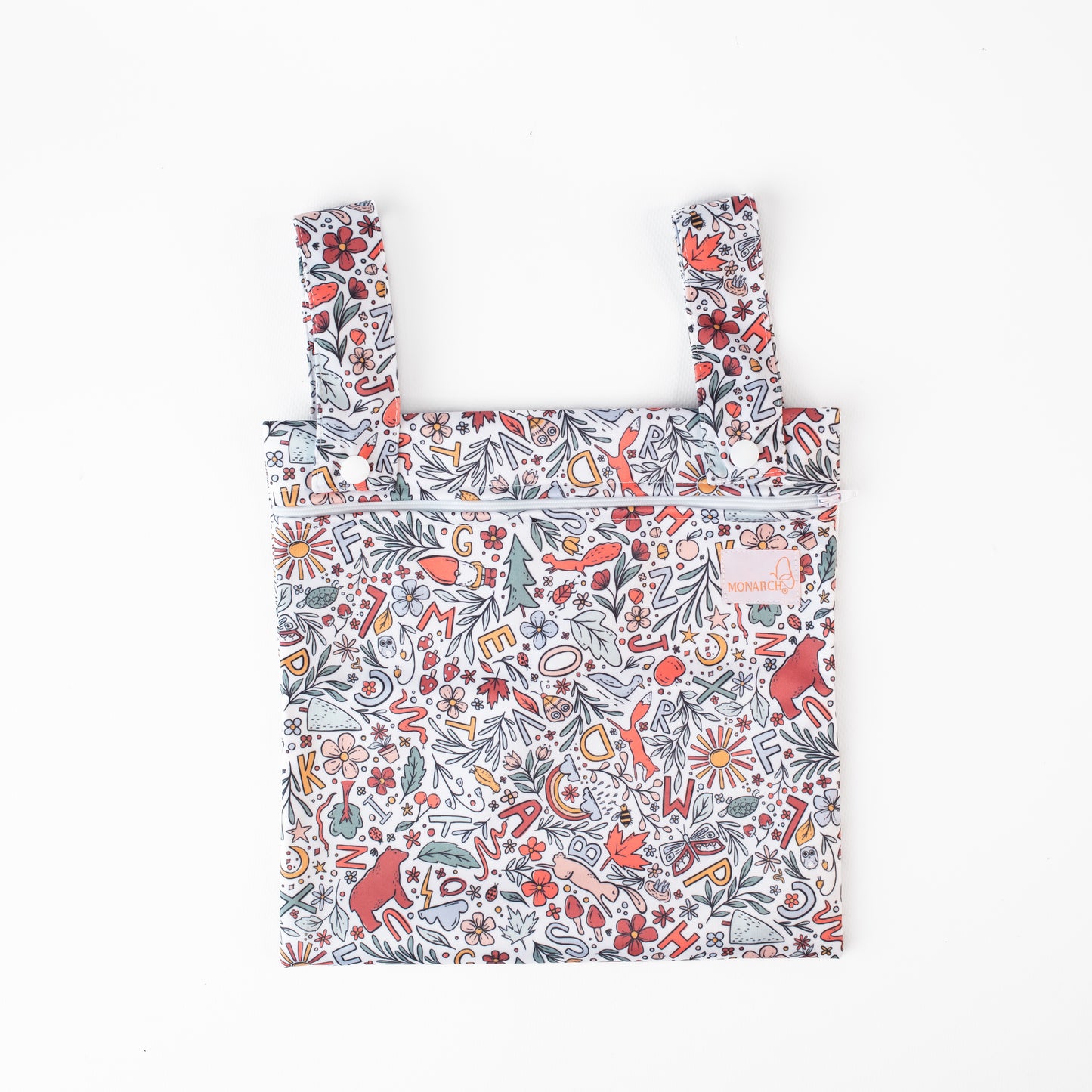 Small Wet Bag - Woodland Alphabet