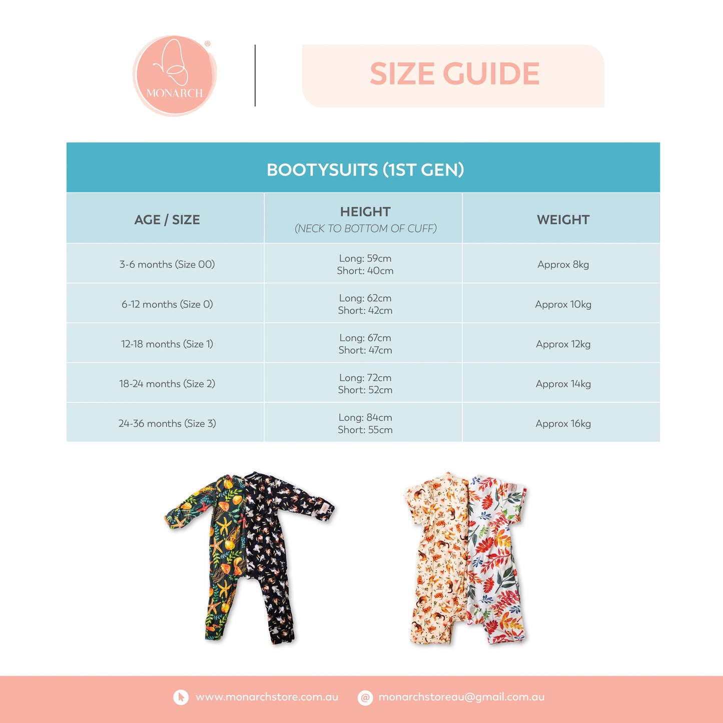 Long-sleeve Bamboo Zip Romper (Bootysuit) - Hundred Acre Woods