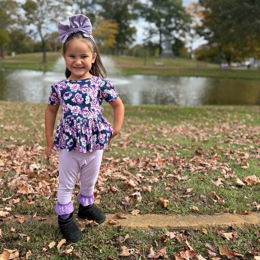 Bamboo Leggings - Lilac