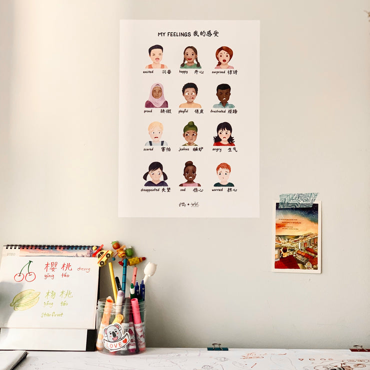 Using a feelings chart to build emotional skills