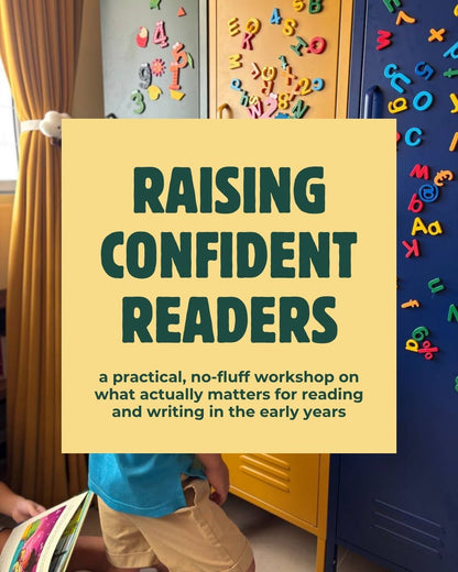 Raising Confident Readers [WORKSHOP]