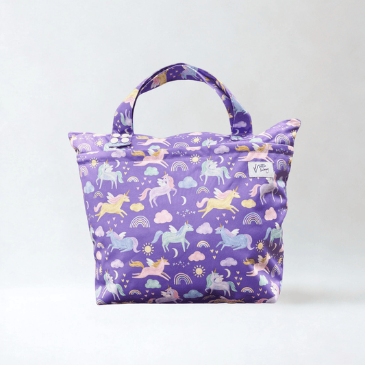 Everyday Wet Bag 2.0 - Unicorns & Rainbows