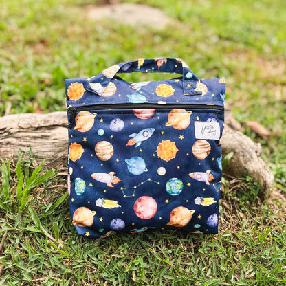 Small Everyday Wet Bag - Space Adventure
