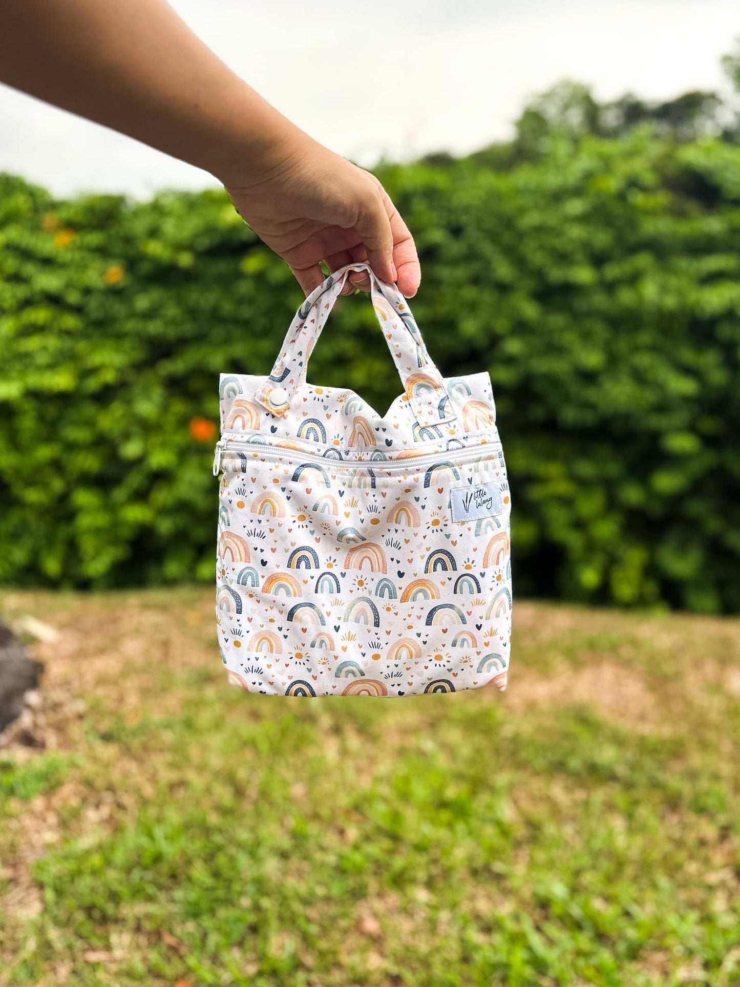 Small Everyday Wet Bag - Mikayla's Rainbows