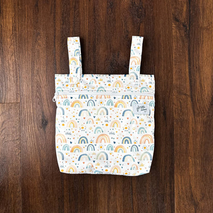Small Everyday Wet Bag - Mikayla's Rainbows