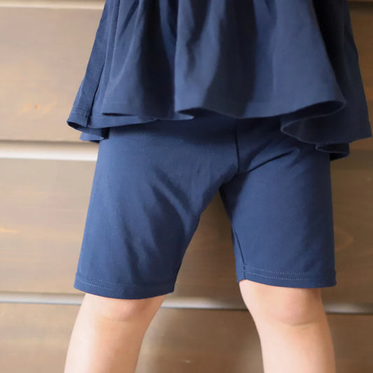 Bamboo Cartwheel Shorts - Navy