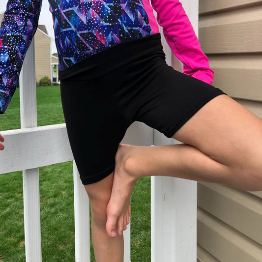 Bamboo Cartwheel Shorts - Black