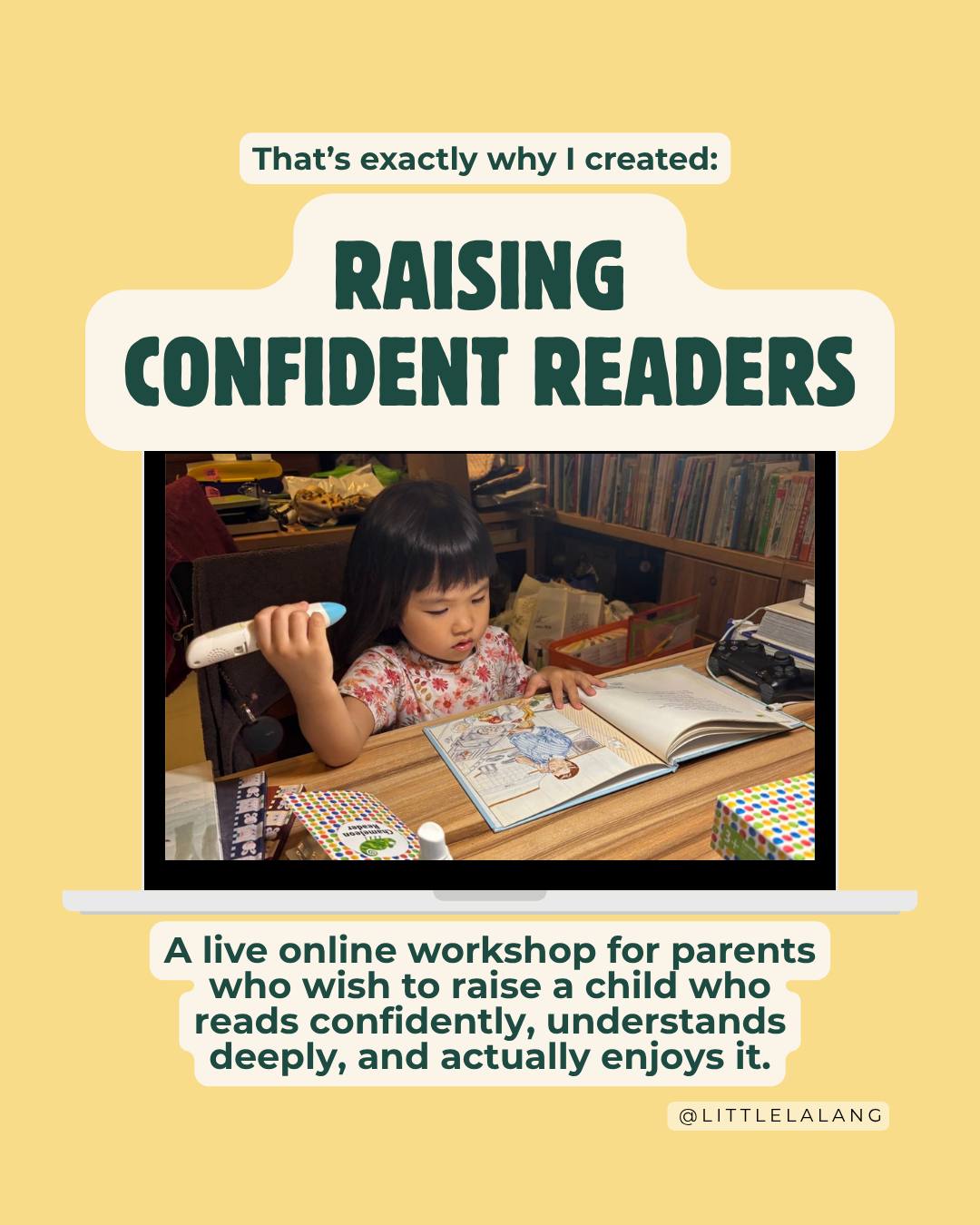 Raising Confident Readers [WORKSHOP]