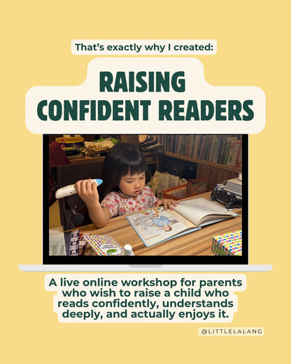 Raising Confident Readers [WORKSHOP]