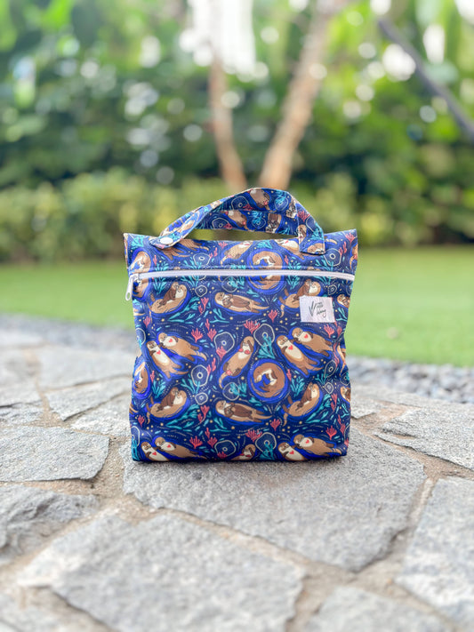 Small Everyday Wet Bag - Otterly in Love