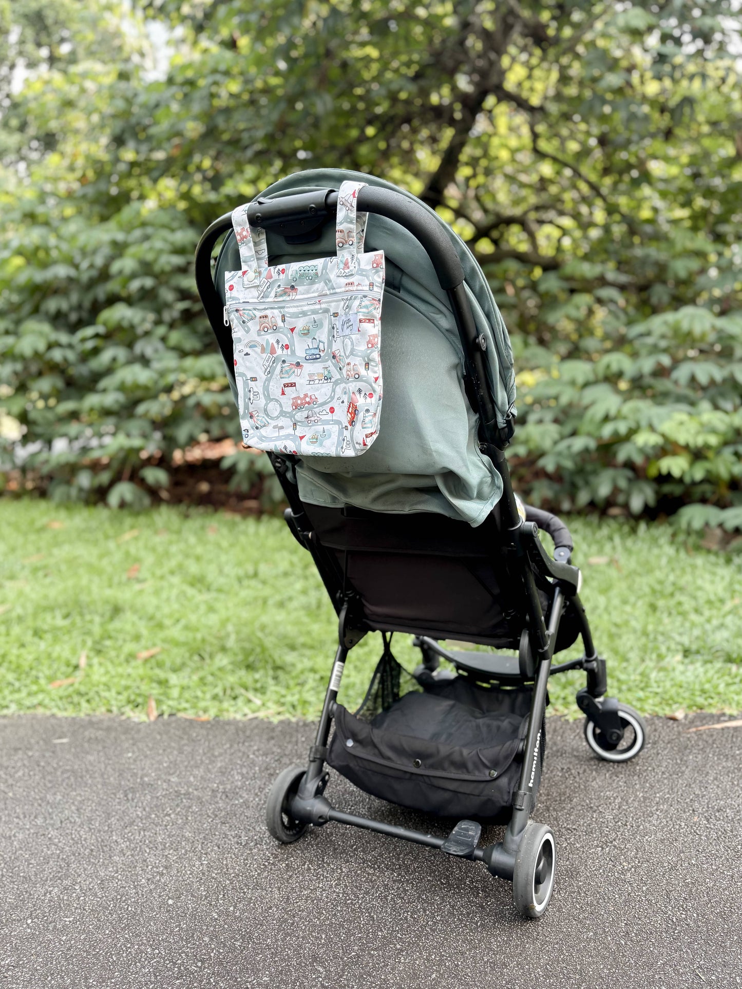 Small Everyday Wet Bag - Road Works