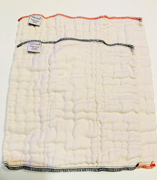 Prefolds, Unbleached Organic Cotton