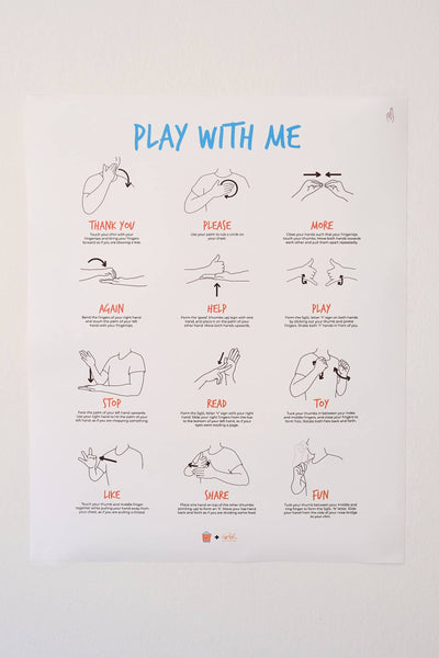 Sign Language Poster (canvas)